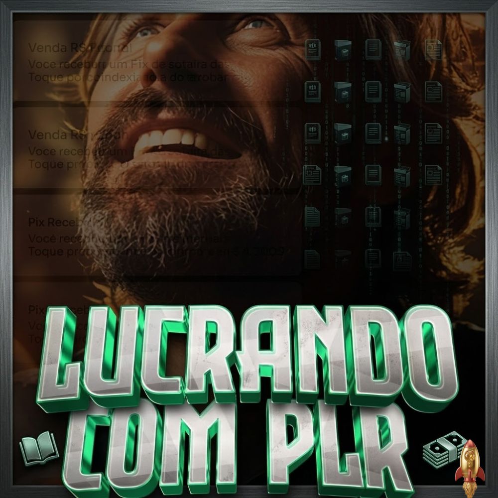 Estrutura de vendas para produtos digitais com direitos de revenda no curso em vídeo Lucrando com PLR.