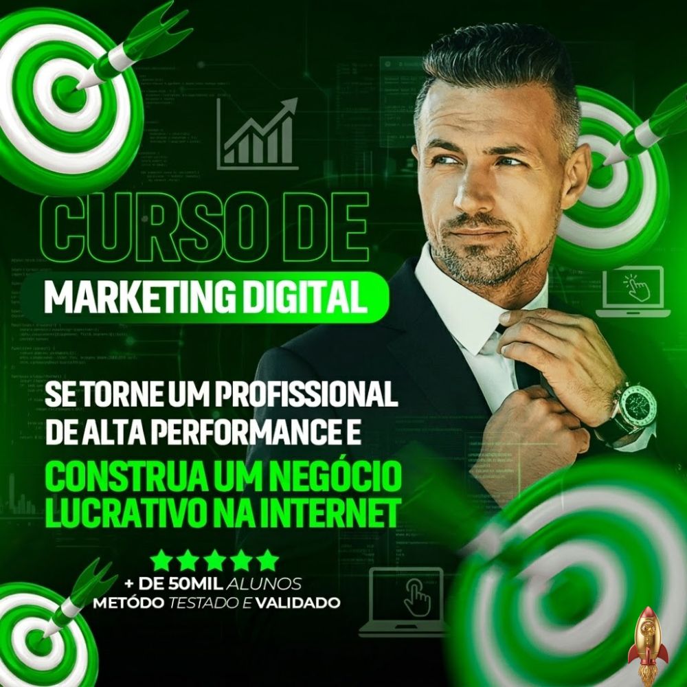 Estrutura de vendas online e estratégias de marketing digital para iniciantes em curso em vídeo.