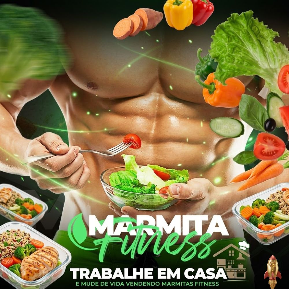 MONTAGEM DE MARMITAS FITNESS COLORIDAS E SAUDÁVEIS EM CURSO EM VÍDEO PARA NEGÓCIO EM CASA.