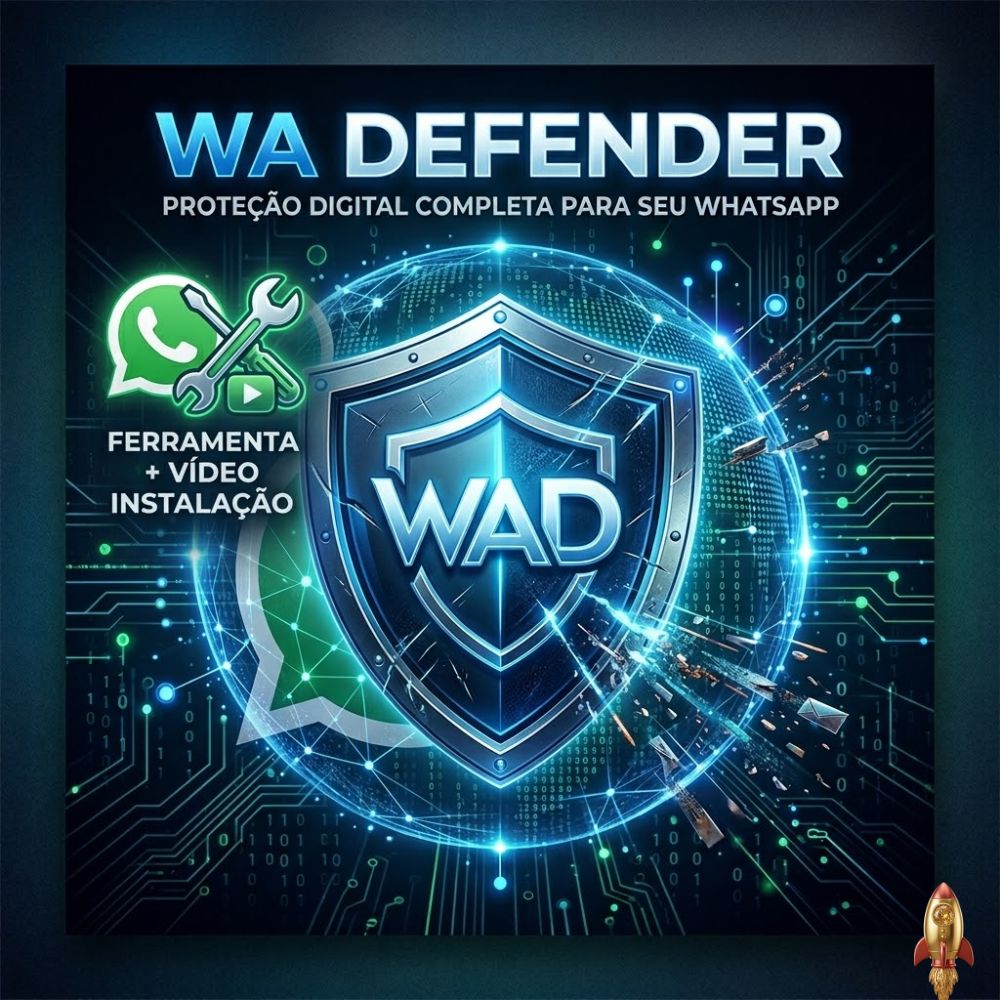 INTERFACE DO SOFTWARE WA DEFENDER PARA PROTEÇÃO E MATURAÇÃO DE CHIPS DE WHATSAPP EM ESTRATÉGIAS DE VENDAS.