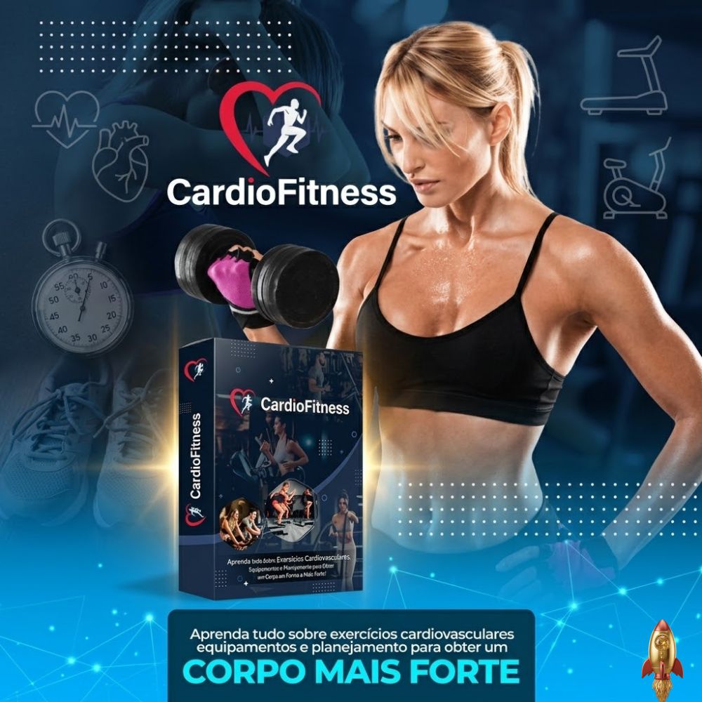 PESSOA PRATICANDO EXERCÍCIOS DE CARDIO FITNESS PARA QUEIMA DE CALORIAS E MELHORA DO CONDICIONAMENTO FÍSICO.